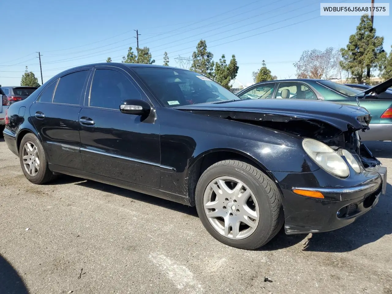 2006 Mercedes-Benz E 350 VIN: WDBUF56J56A817575 Lot: 56401845
