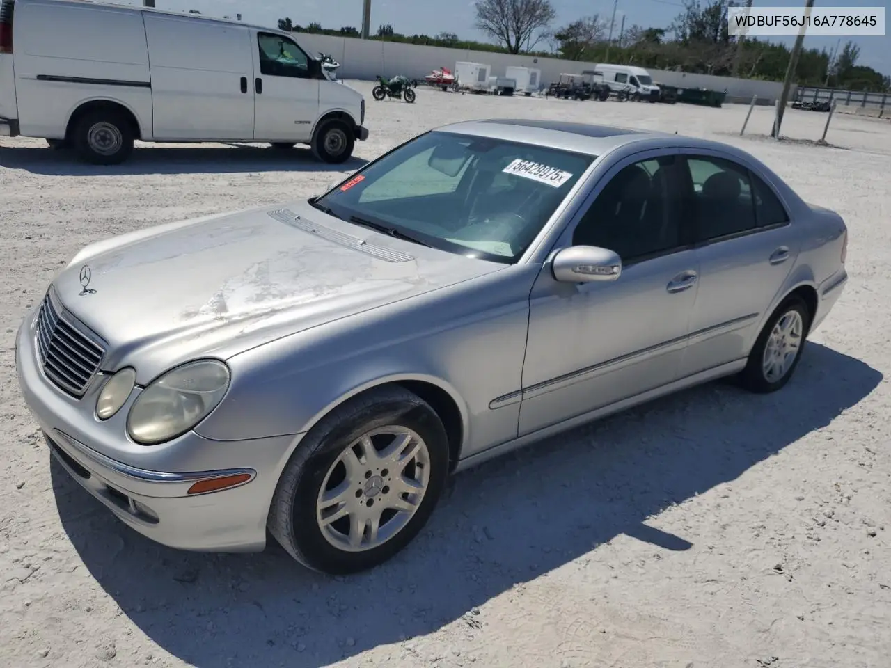 2006 Mercedes-Benz E 350 VIN: WDBUF56J16A778645 Lot: 56429975