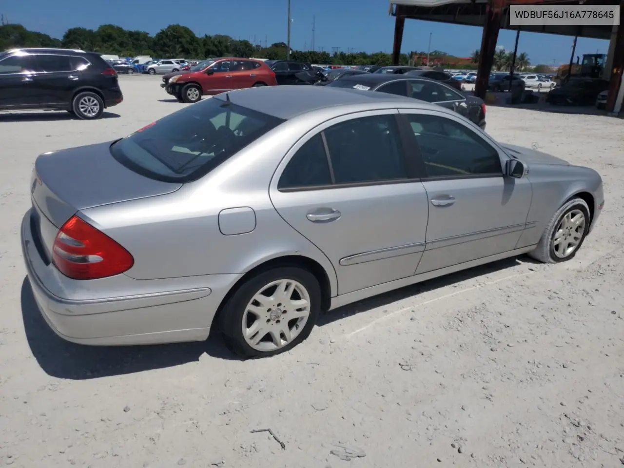 2006 Mercedes-Benz E 350 VIN: WDBUF56J16A778645 Lot: 56429975