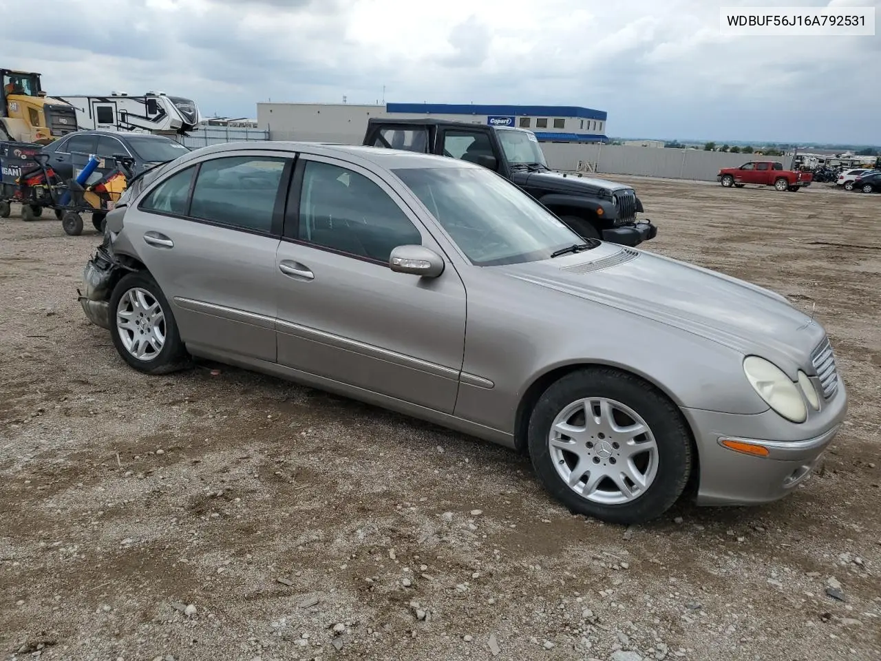 2006 Mercedes-Benz E 350 VIN: WDBUF56J16A792531 Lot: 58470895