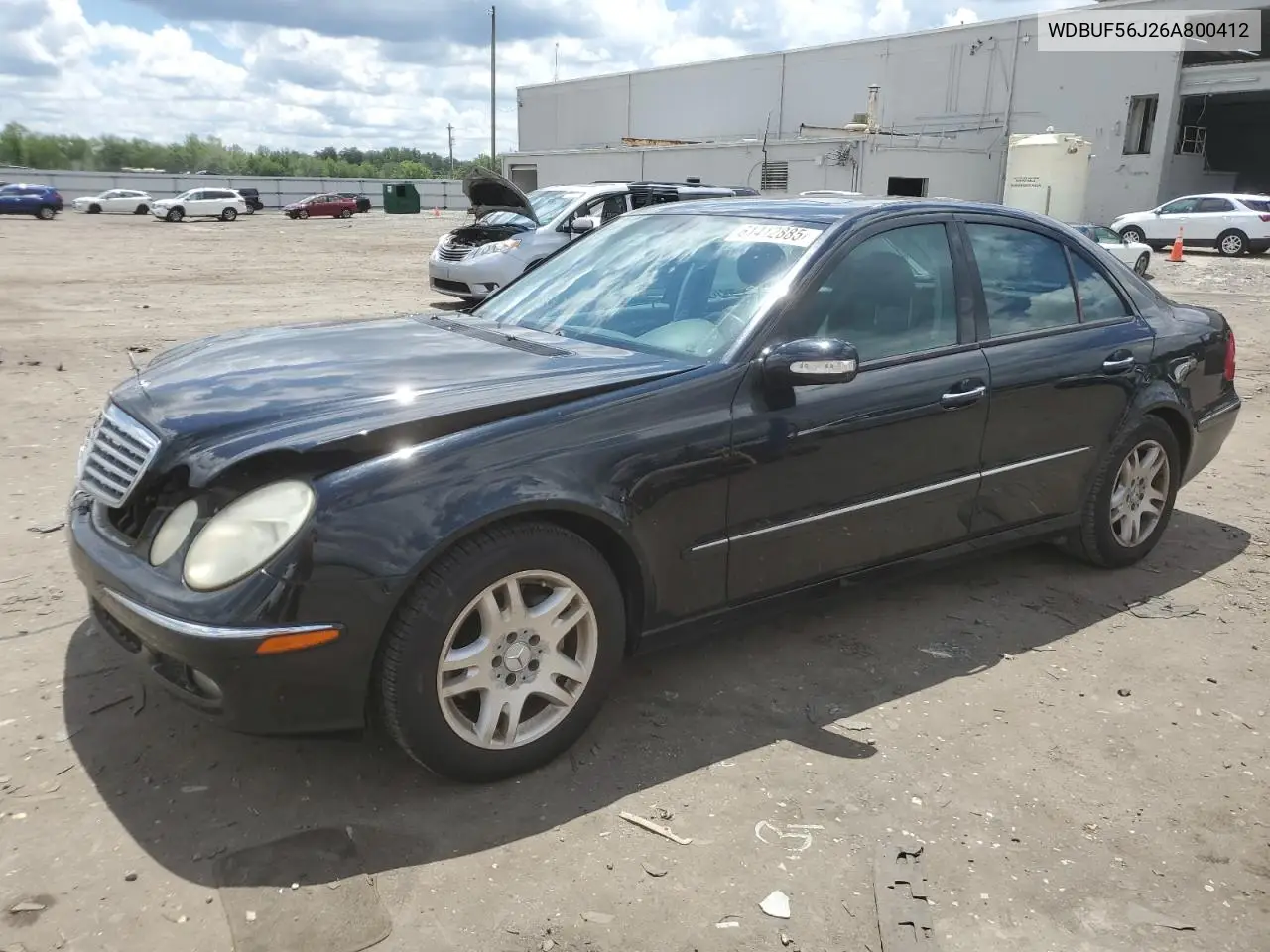 2006 Mercedes-Benz E 350 VIN: WDBUF56J26A800412 Lot: 61412885