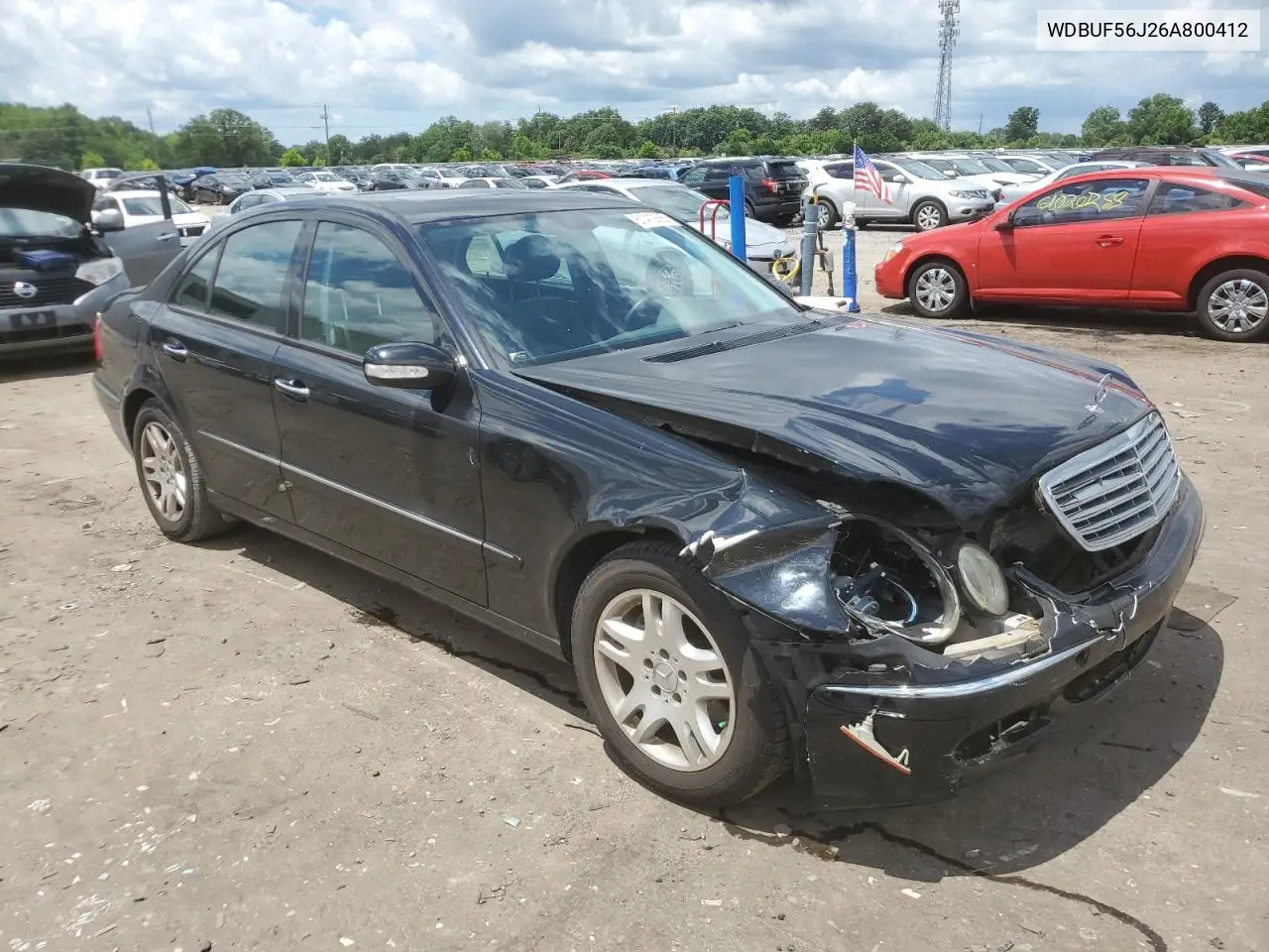 2006 Mercedes-Benz E 350 VIN: WDBUF56J26A800412 Lot: 61412885