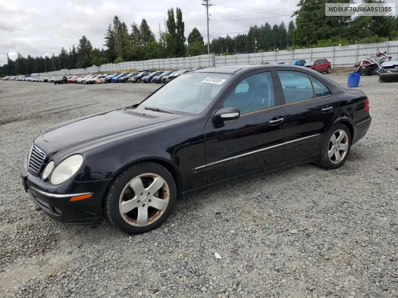 2006 Mercedes-Benz E 500 VIN: WDBUF70J86A951355 Lot: 62234355