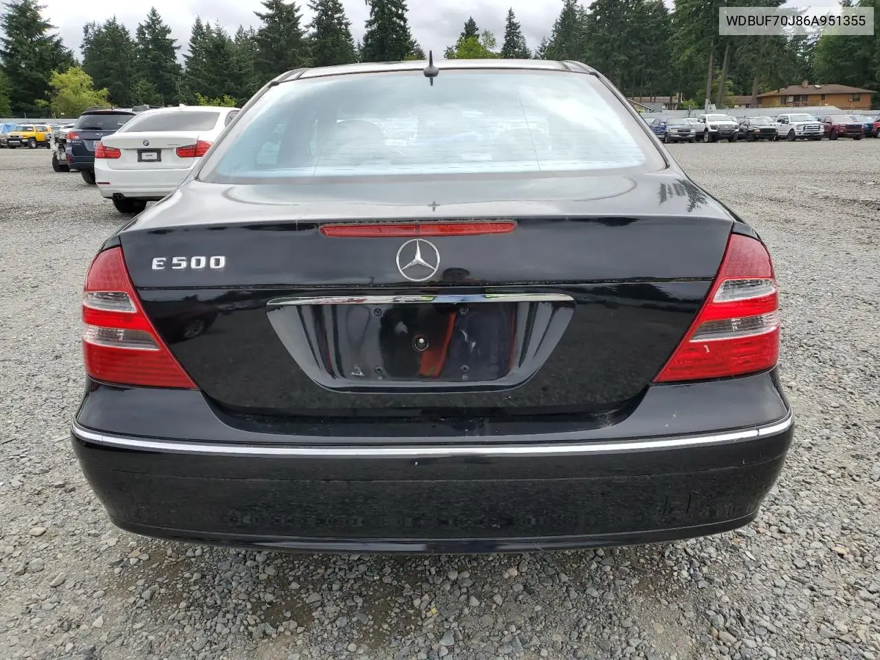 2006 Mercedes-Benz E 500 VIN: WDBUF70J86A951355 Lot: 62234355