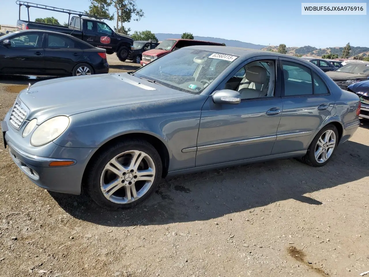 2006 Mercedes-Benz E 350 VIN: WDBUF56JX6A976916 Lot: 62560415