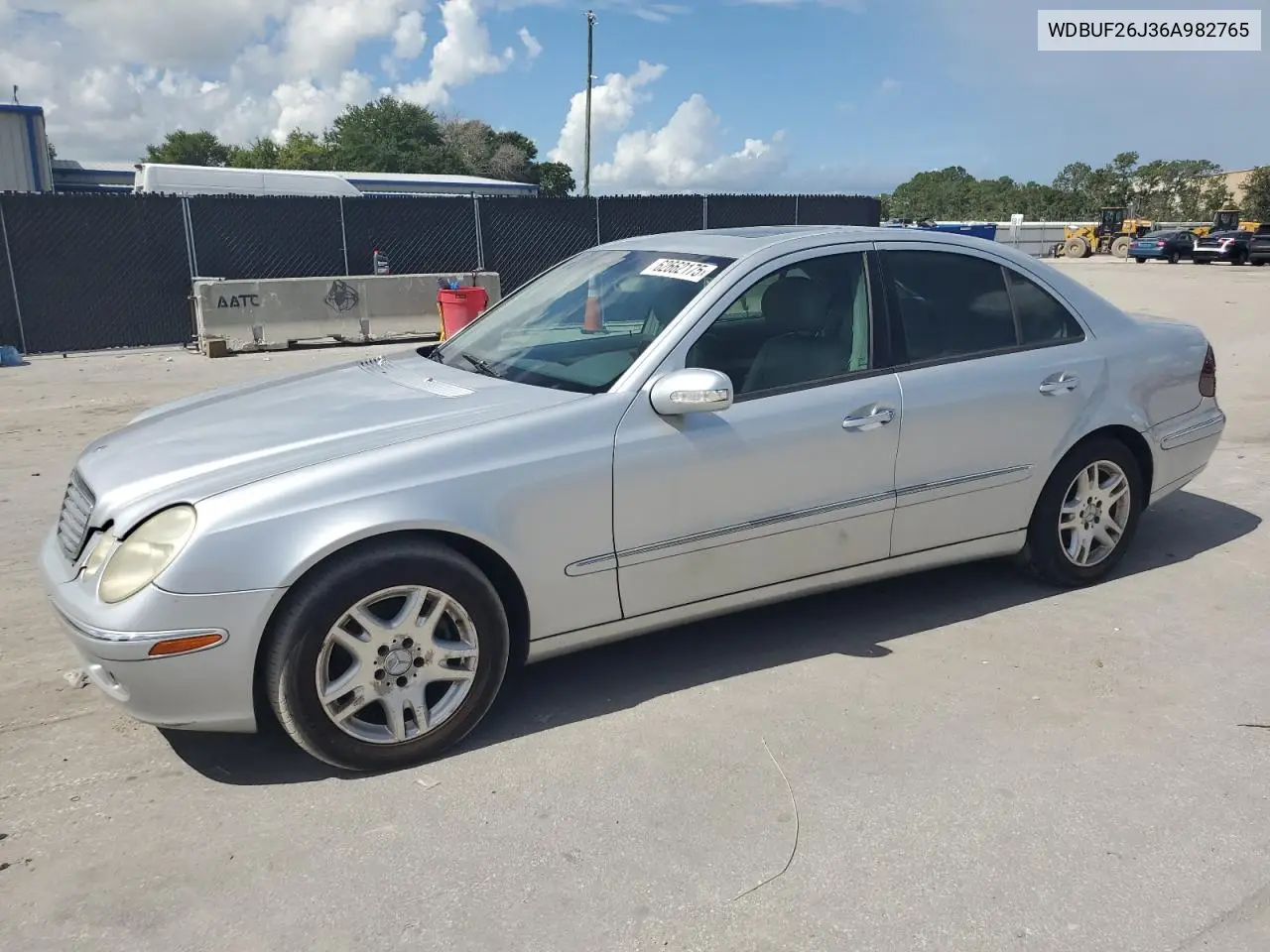 2006 Mercedes-Benz E 320 Cdi VIN: WDBUF26J36A982765 Lot: 62662175