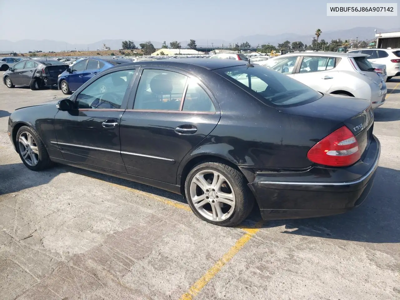 2006 Mercedes-Benz E 350 VIN: WDBUF56J86A907142 Lot: 63681885