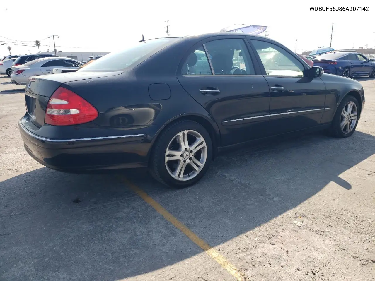 2006 Mercedes-Benz E 350 VIN: WDBUF56J86A907142 Lot: 63681885