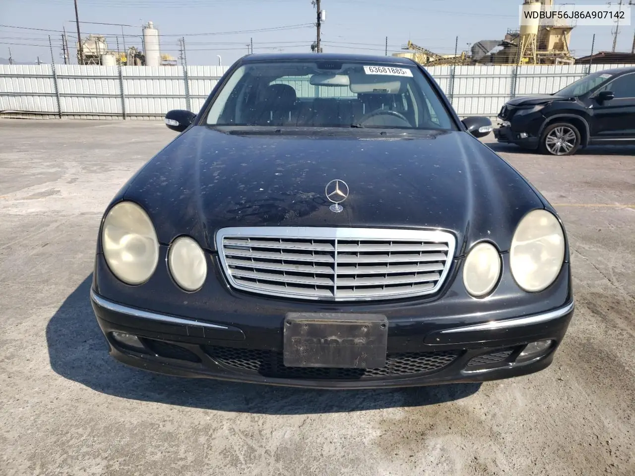 2006 Mercedes-Benz E 350 VIN: WDBUF56J86A907142 Lot: 63681885