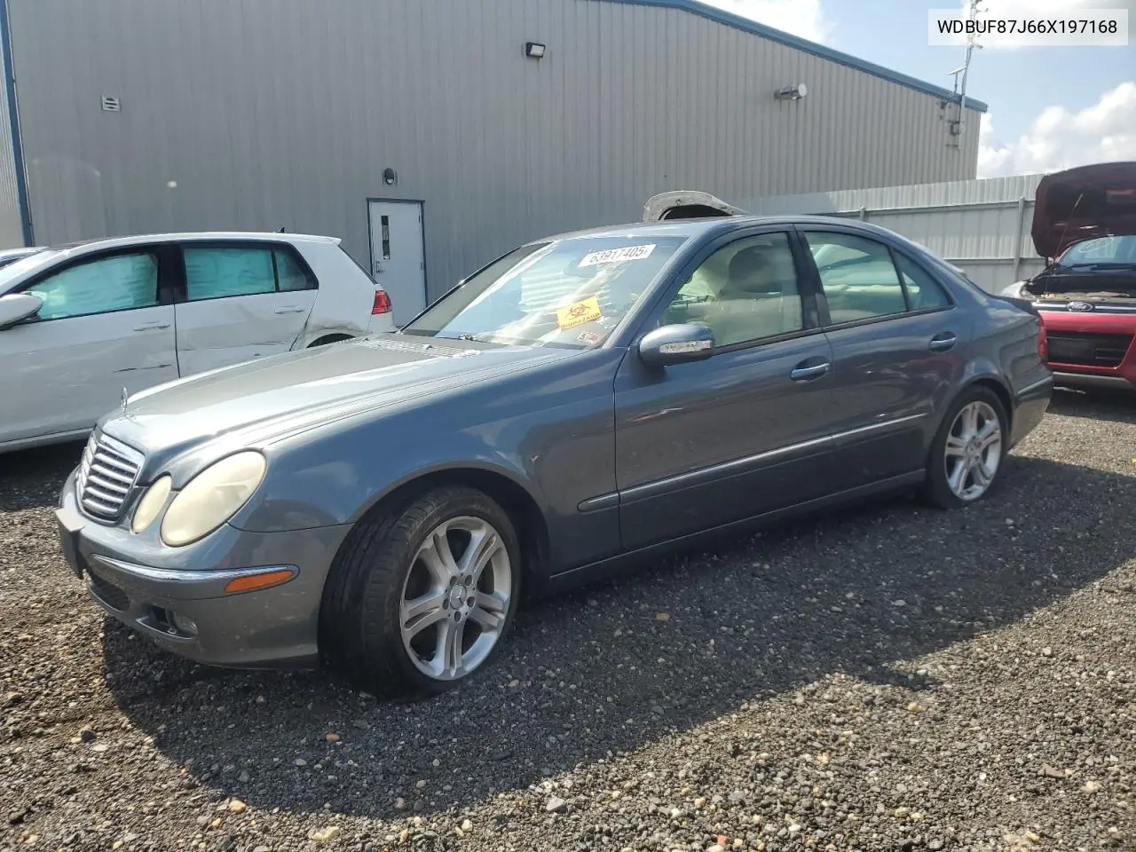 2006 Mercedes-Benz E 350 4Matic VIN: WDBUF87J66X197168 Lot: 63917405