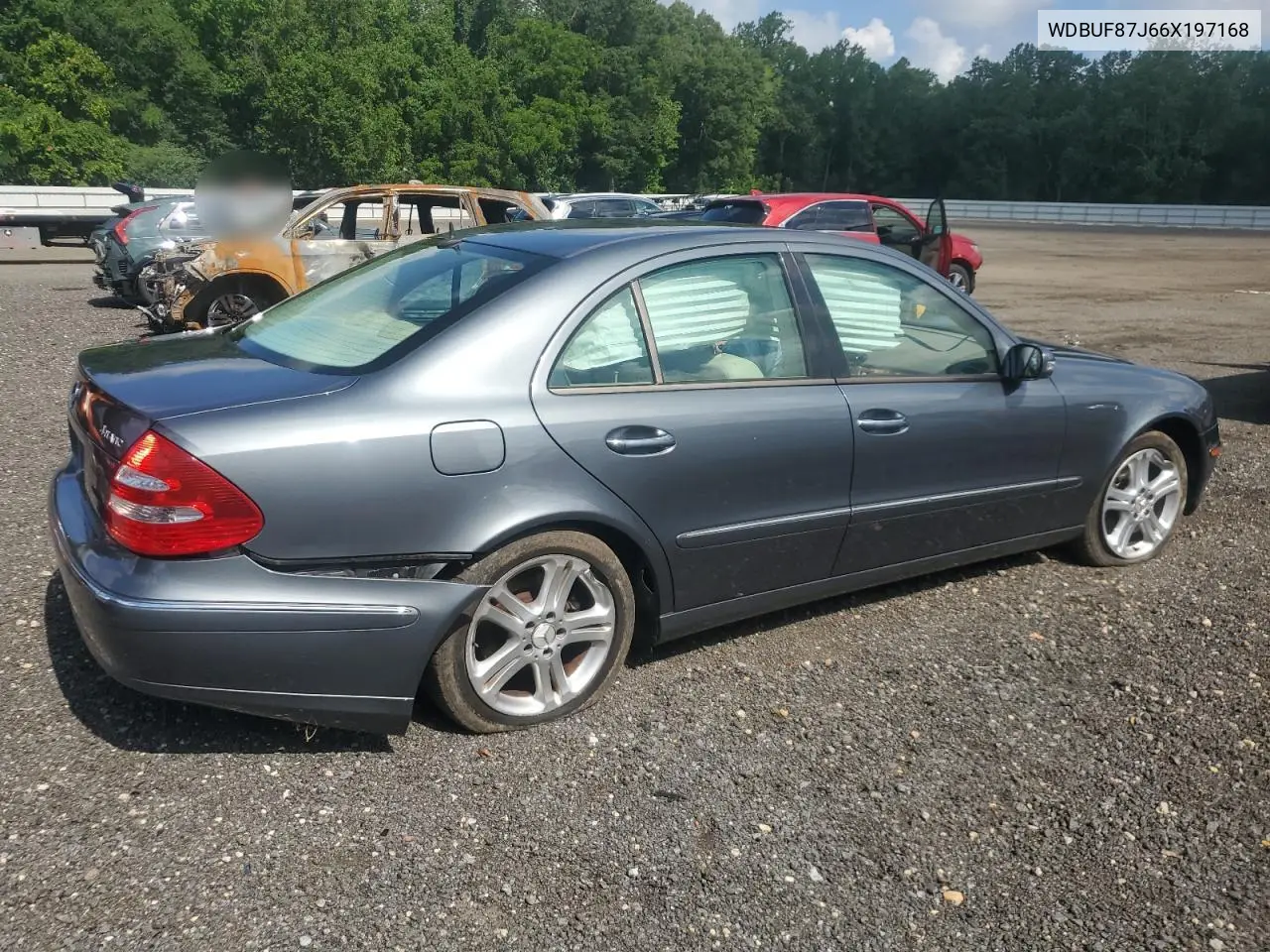 2006 Mercedes-Benz E 350 4Matic VIN: WDBUF87J66X197168 Lot: 63917405