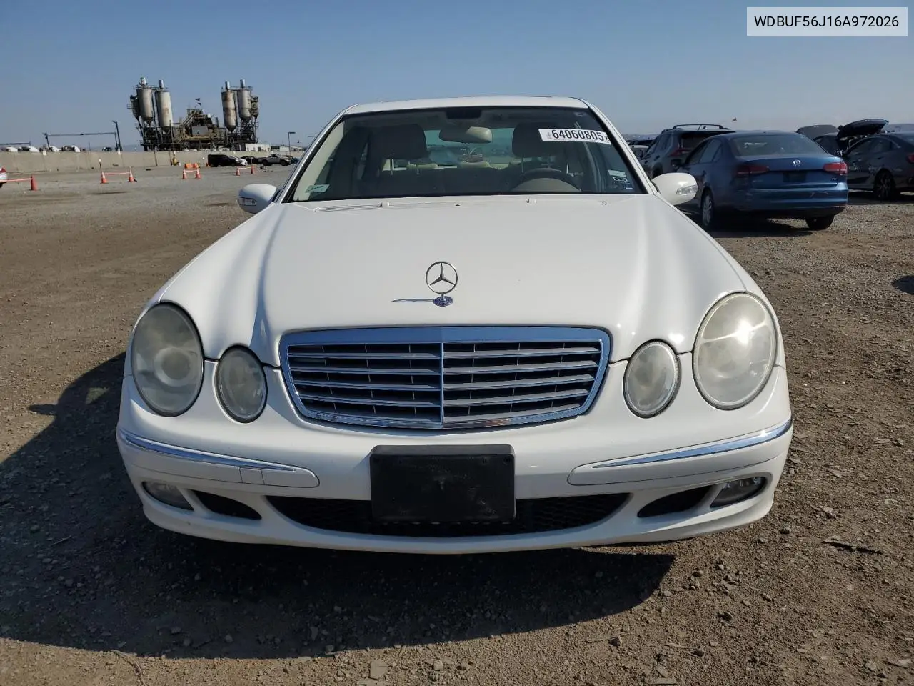 2006 Mercedes-Benz E 350 VIN: WDBUF56J16A972026 Lot: 64060805