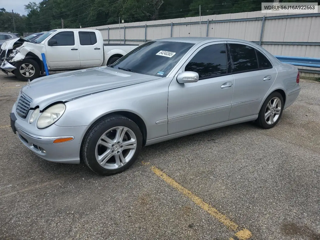 2006 Mercedes-Benz E 350 VIN: WDBUF56J16A922663 Lot: 64240365