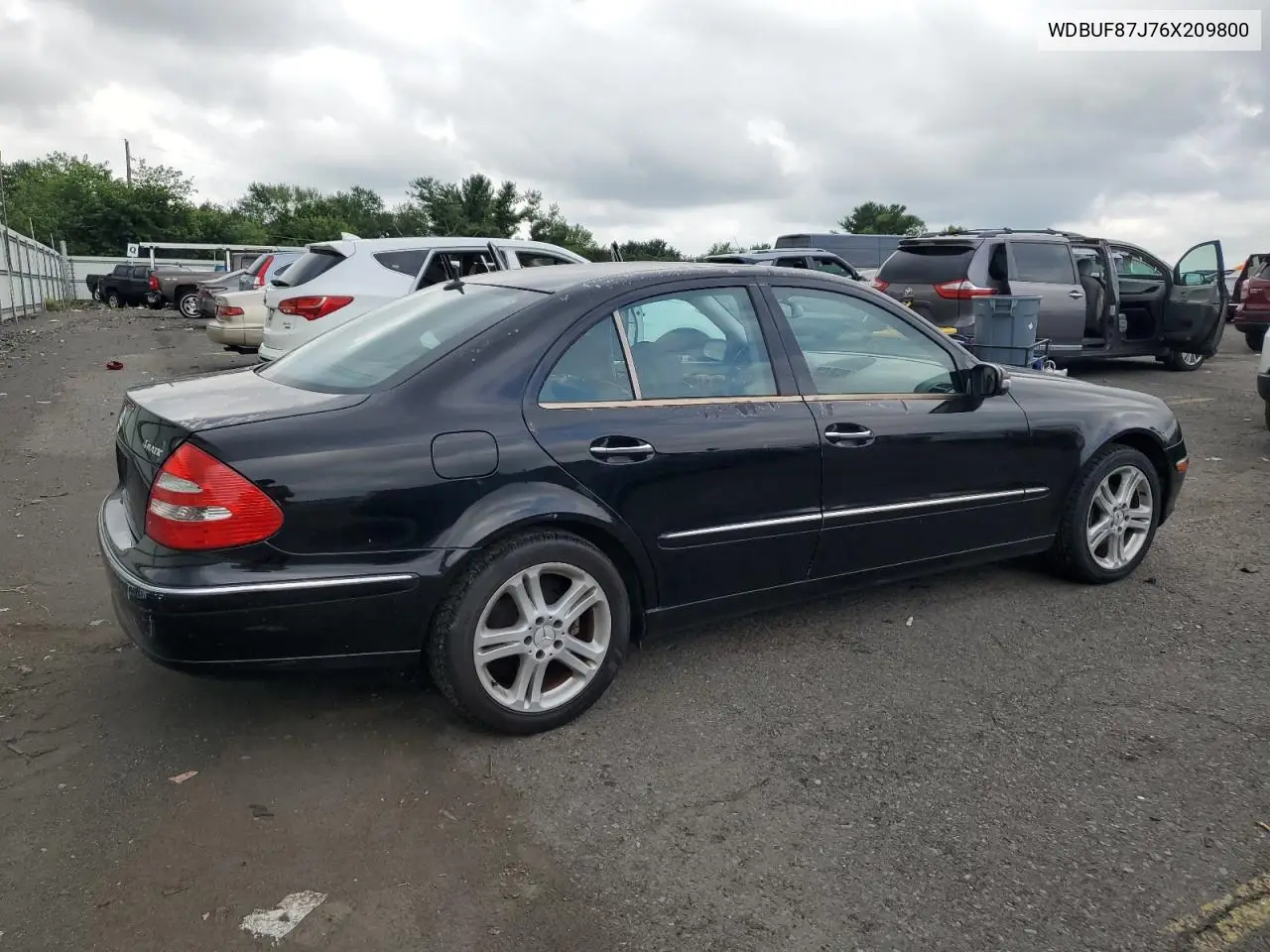 2006 Mercedes-Benz E 350 4Matic VIN: WDBUF87J76X209800 Lot: 64654655