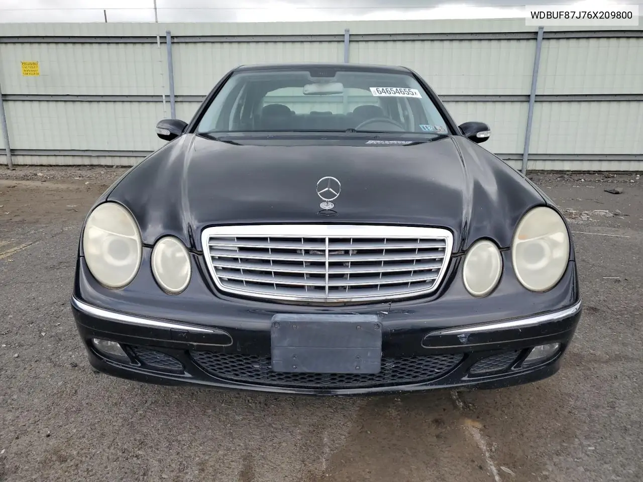 2006 Mercedes-Benz E 350 4Matic VIN: WDBUF87J76X209800 Lot: 64654655