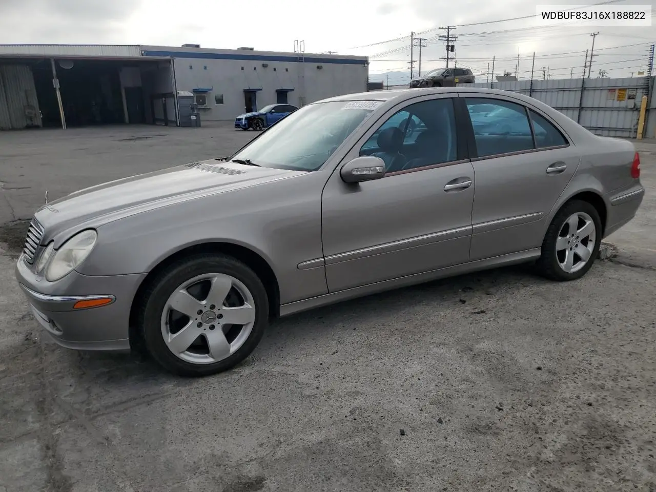 2006 Mercedes-Benz E 500 4Matic VIN: WDBUF83J16X188822 Lot: 65239725