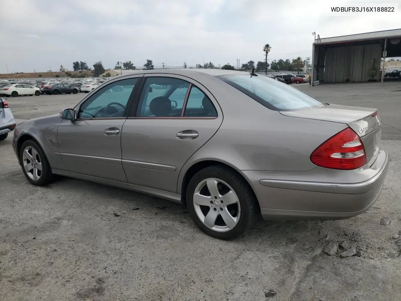 2006 Mercedes-Benz E 500 4Matic VIN: WDBUF83J16X188822 Lot: 65239725