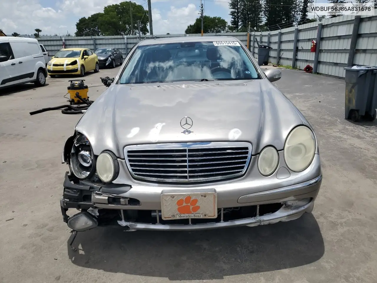 2006 Mercedes-Benz E 350 VIN: WDBUF56J86A831678 Lot: 65515415