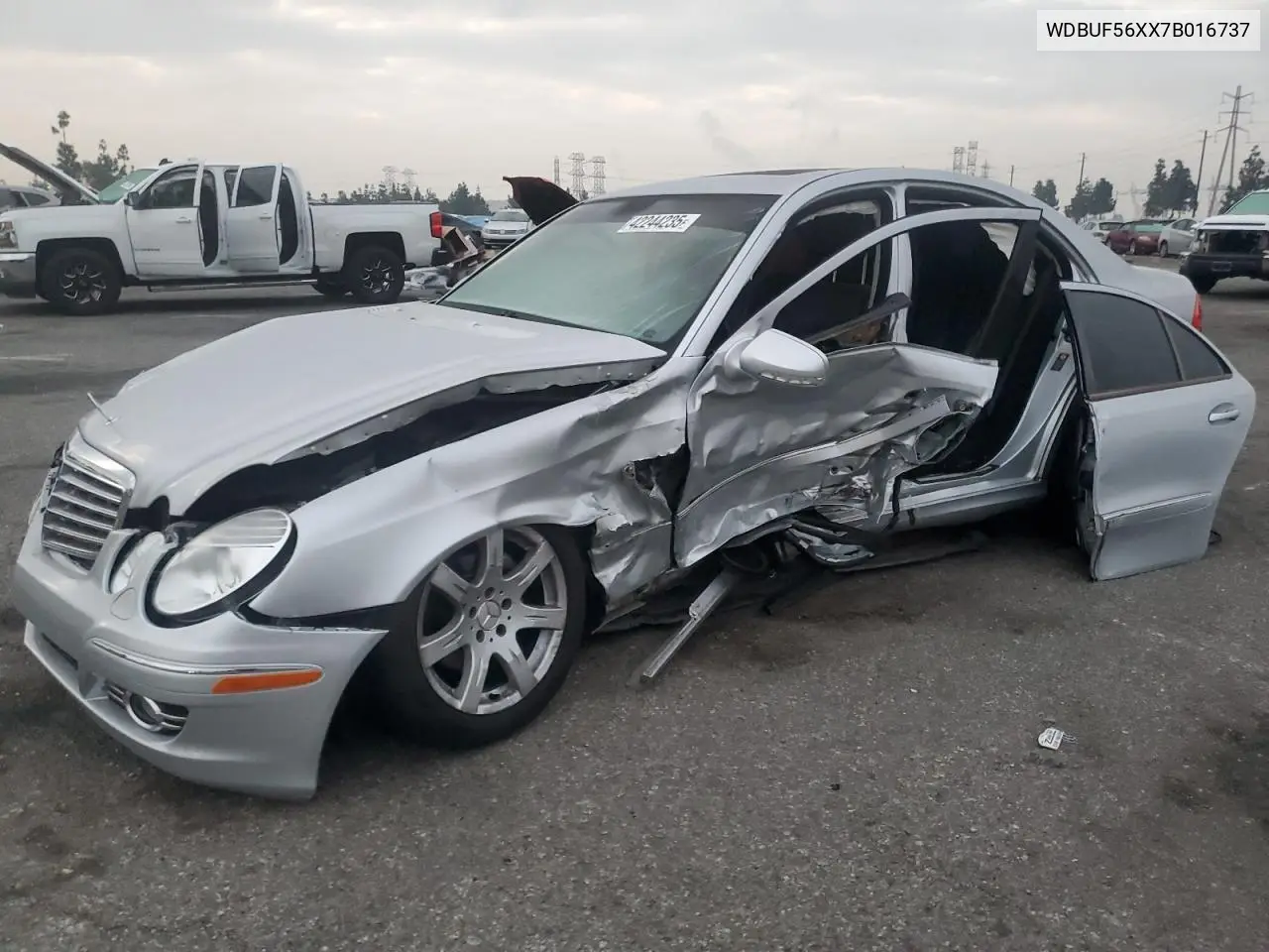 2007 Mercedes-Benz E 350 VIN: WDBUF56XX7B016737 Lot: 42244235