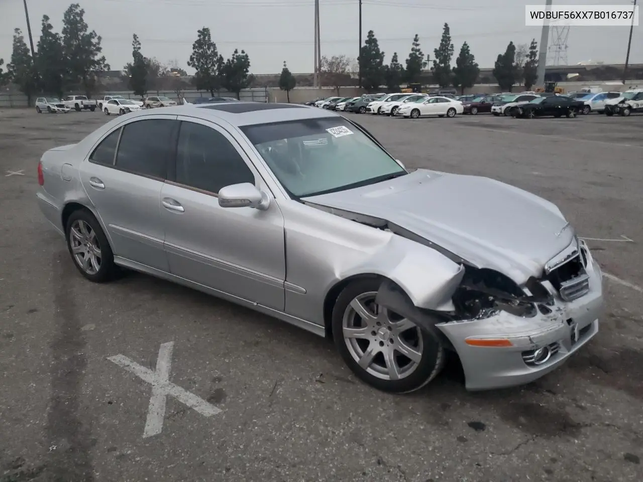 2007 Mercedes-Benz E 350 VIN: WDBUF56XX7B016737 Lot: 42244235