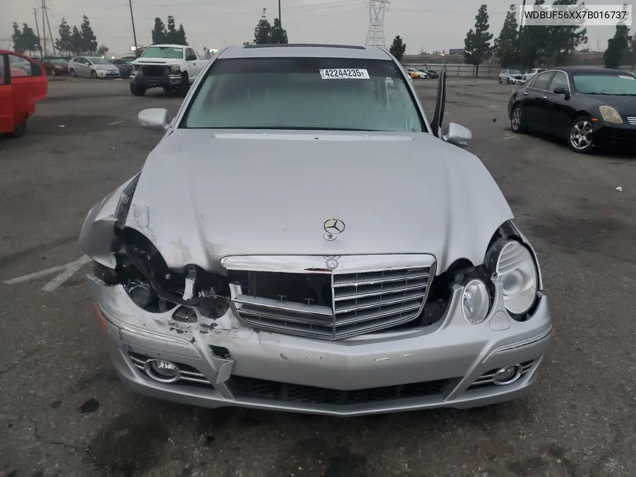 2007 Mercedes-Benz E 350 VIN: WDBUF56XX7B016737 Lot: 42244235