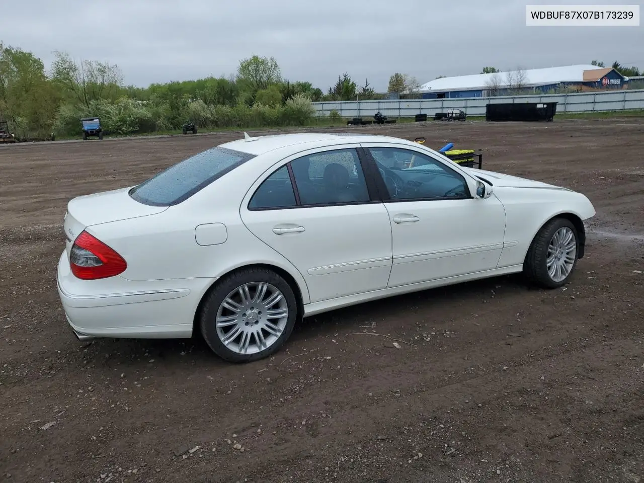 2007 Mercedes-Benz E 350 4Matic VIN: WDBUF87X07B173239 Lot: 55950195