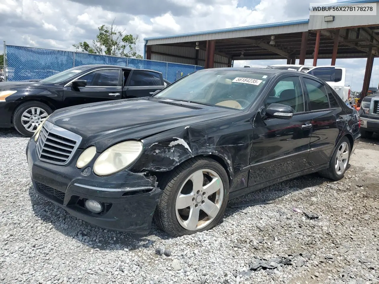 2007 Mercedes-Benz E 350 VIN: WDBUF56X27B178278 Lot: 56184235