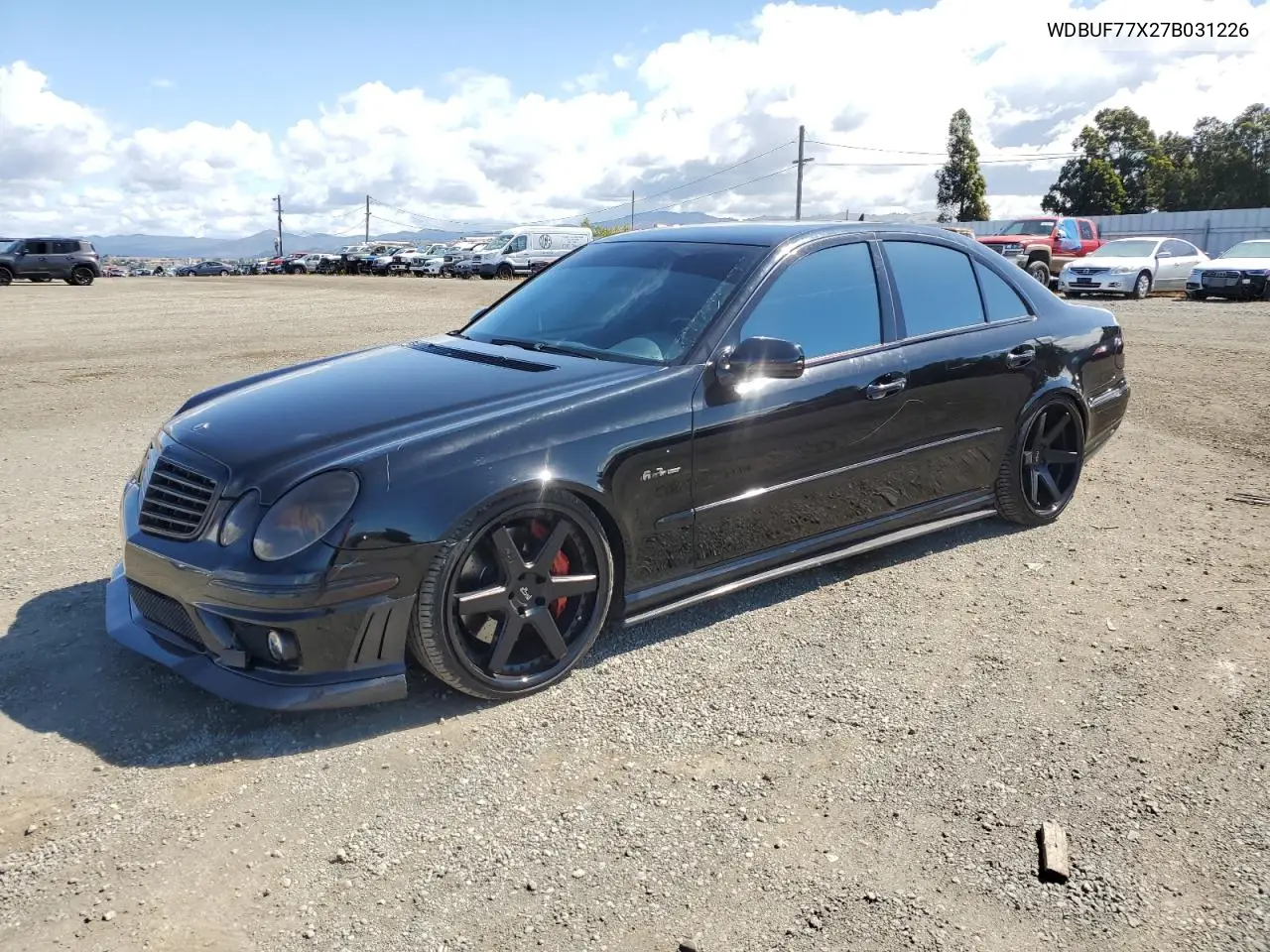 2007 Mercedes-Benz E 63 Amg VIN: WDBUF77X27B031226 Lot: 56991495