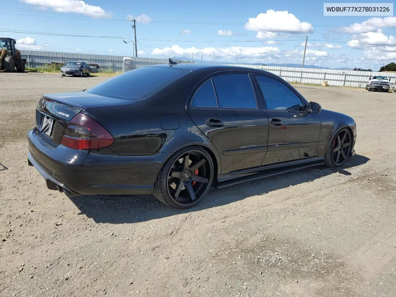 2007 Mercedes-Benz E 63 Amg VIN: WDBUF77X27B031226 Lot: 56991495