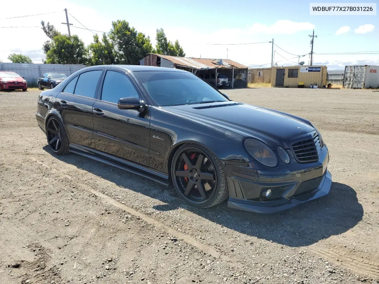 2007 Mercedes-Benz E 63 Amg VIN: WDBUF77X27B031226 Lot: 56991495