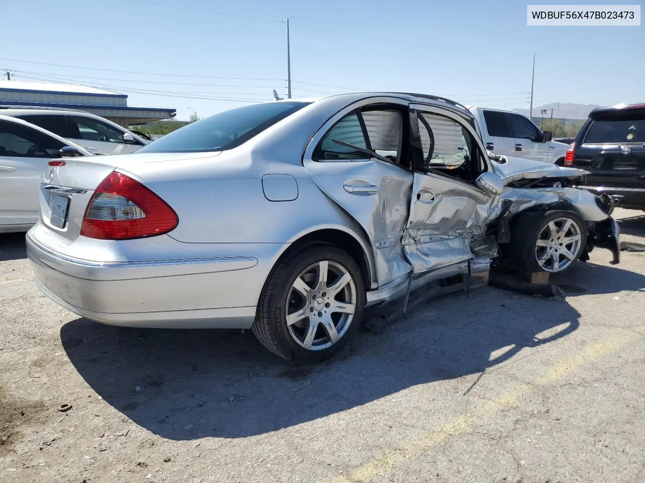 2007 Mercedes-Benz E 350 VIN: WDBUF56X47B023473 Lot: 57968595