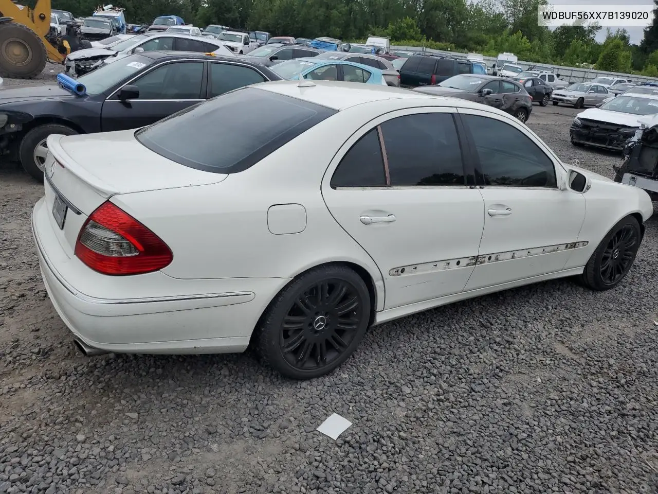 2007 Mercedes-Benz E 350 VIN: WDBUF56XX7B139020 Lot: 61685435