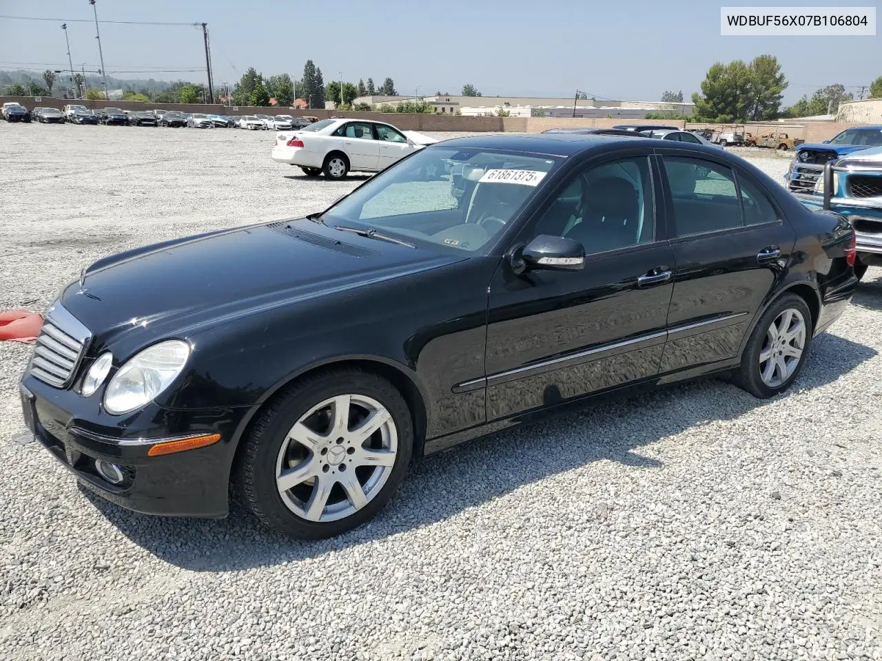 2007 Mercedes-Benz E 350 VIN: WDBUF56X07B106804 Lot: 61861375