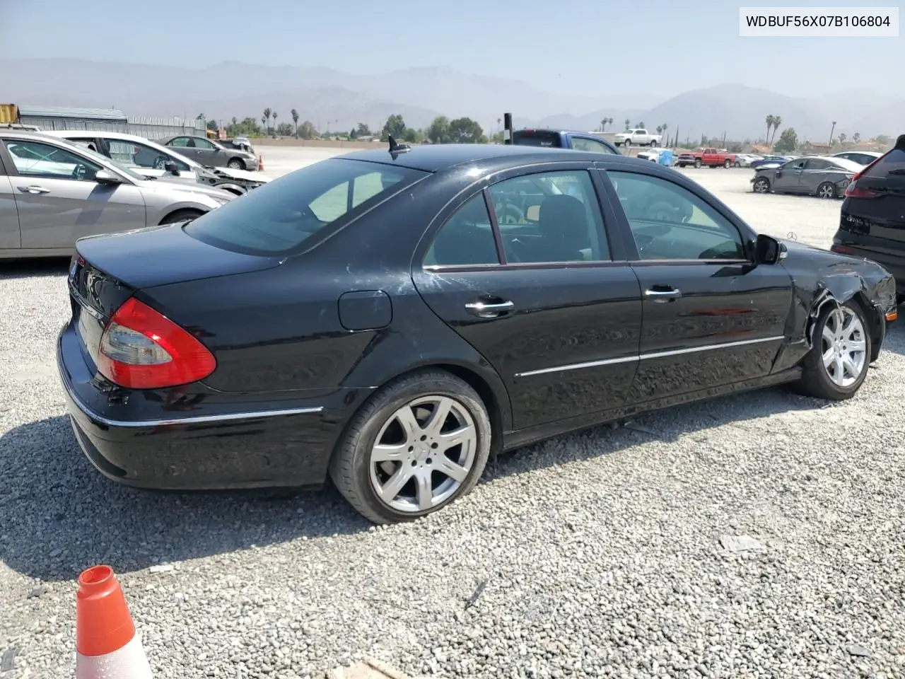 2007 Mercedes-Benz E 350 VIN: WDBUF56X07B106804 Lot: 61861375