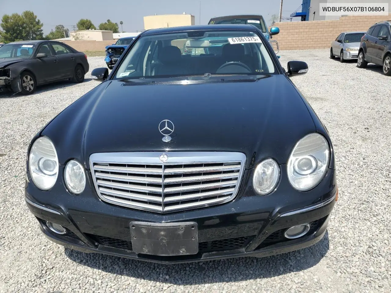 2007 Mercedes-Benz E 350 VIN: WDBUF56X07B106804 Lot: 61861375