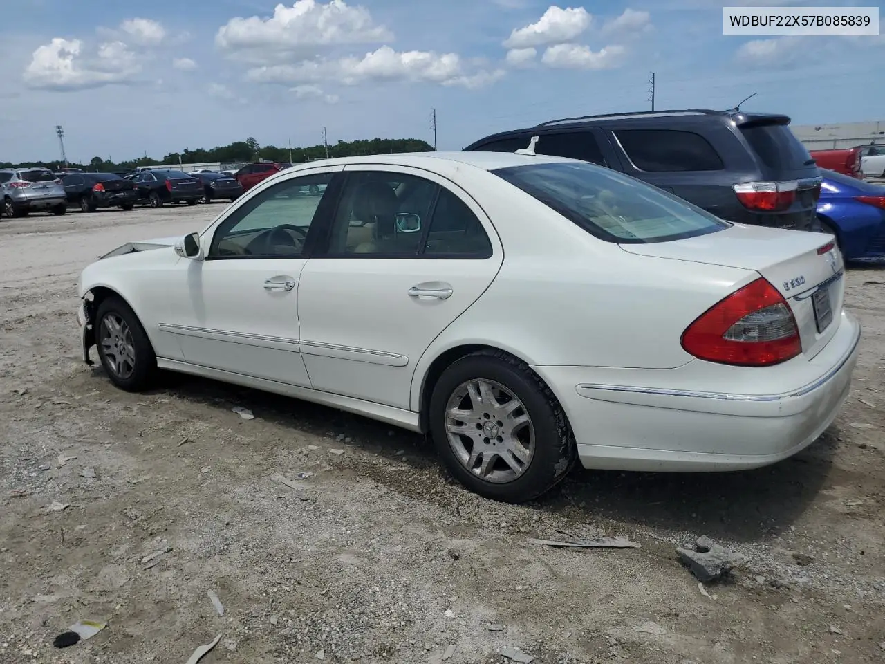 2007 Mercedes-Benz E 320 Cdi VIN: WDBUF22X57B085839 Lot: 62022455
