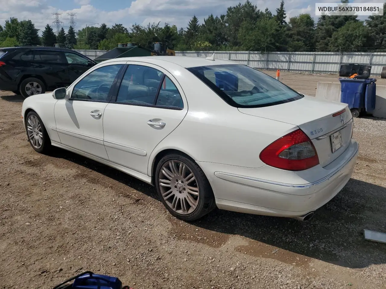 2007 Mercedes-Benz E 350 VIN: WDBUF56X37B184851 Lot: 62177625