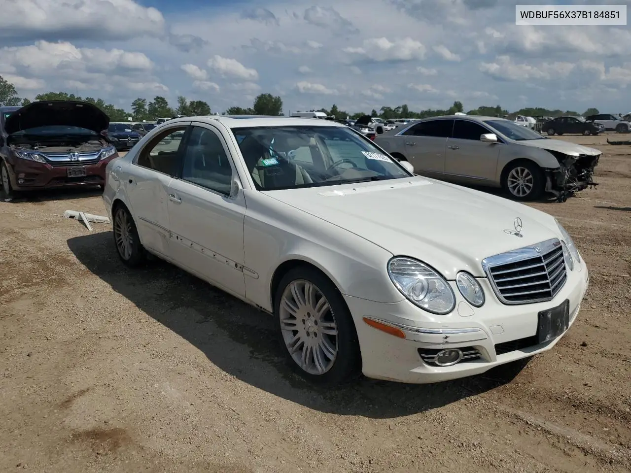 2007 Mercedes-Benz E 350 VIN: WDBUF56X37B184851 Lot: 62177625