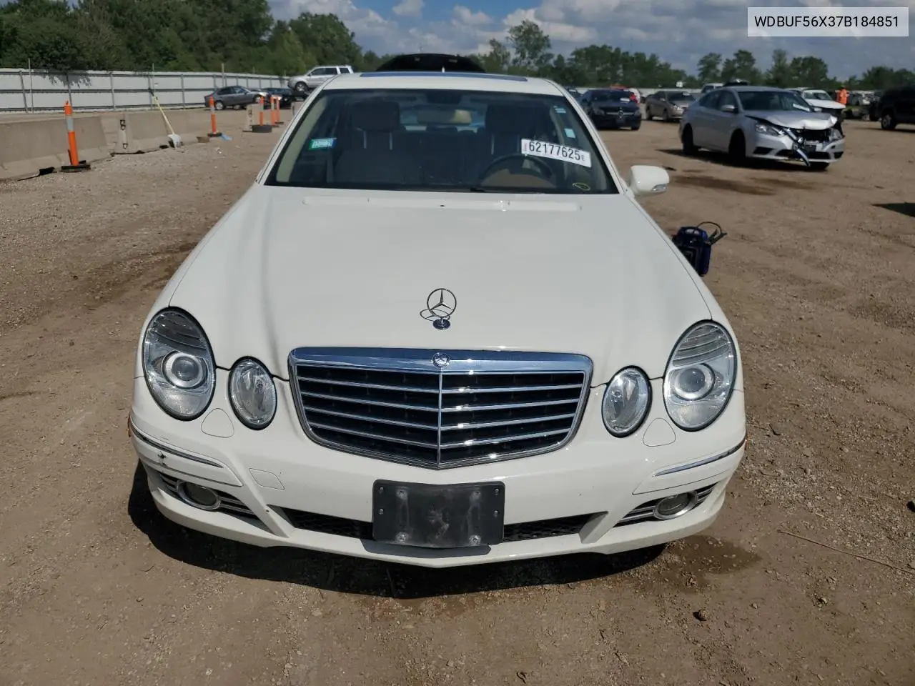 2007 Mercedes-Benz E 350 VIN: WDBUF56X37B184851 Lot: 62177625