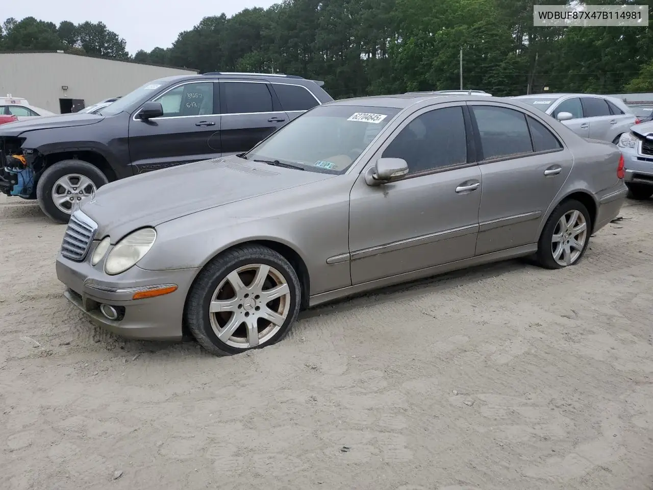 2007 Mercedes-Benz E 350 4Matic VIN: WDBUF87X47B114981 Lot: 62704645