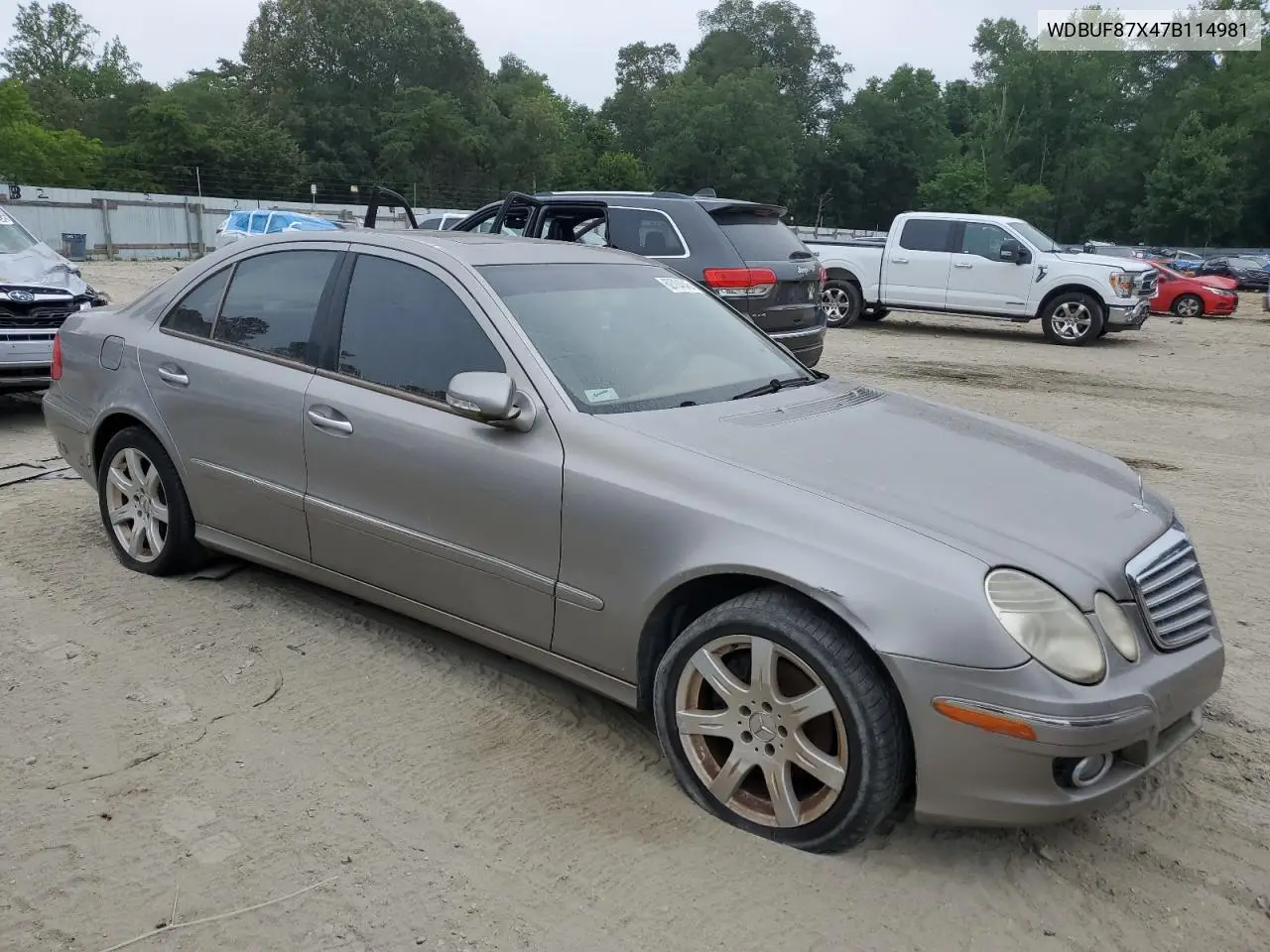 2007 Mercedes-Benz E 350 4Matic VIN: WDBUF87X47B114981 Lot: 62704645