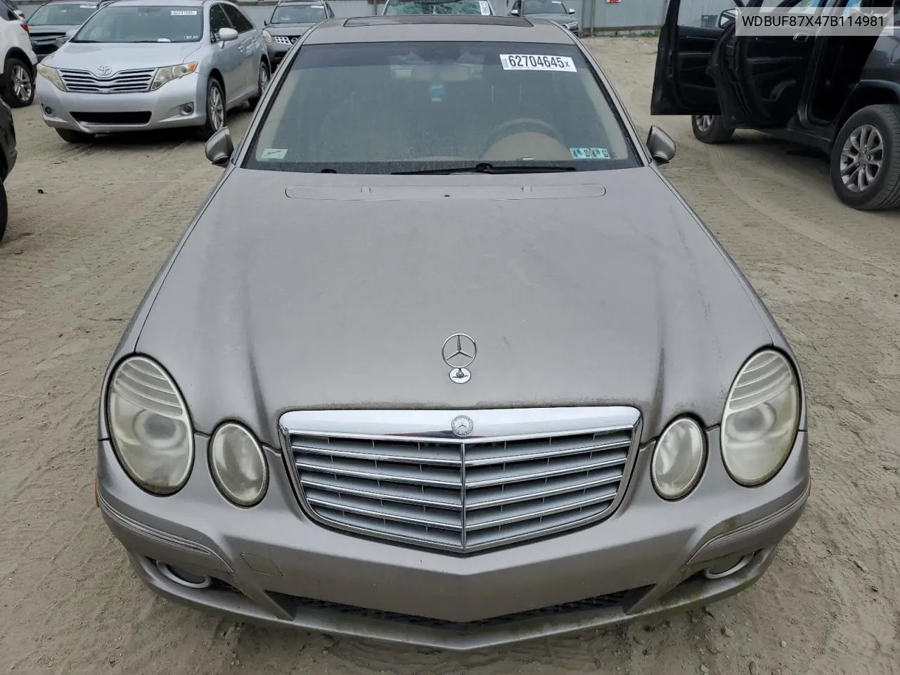2007 Mercedes-Benz E 350 4Matic VIN: WDBUF87X47B114981 Lot: 62704645