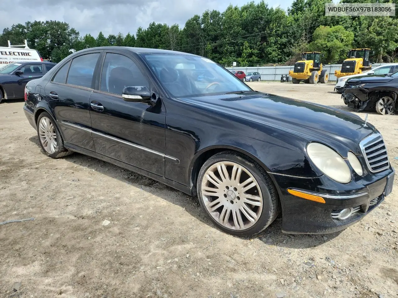 2007 Mercedes-Benz E 350 VIN: WDBUF56X97B183056 Lot: 63814945
