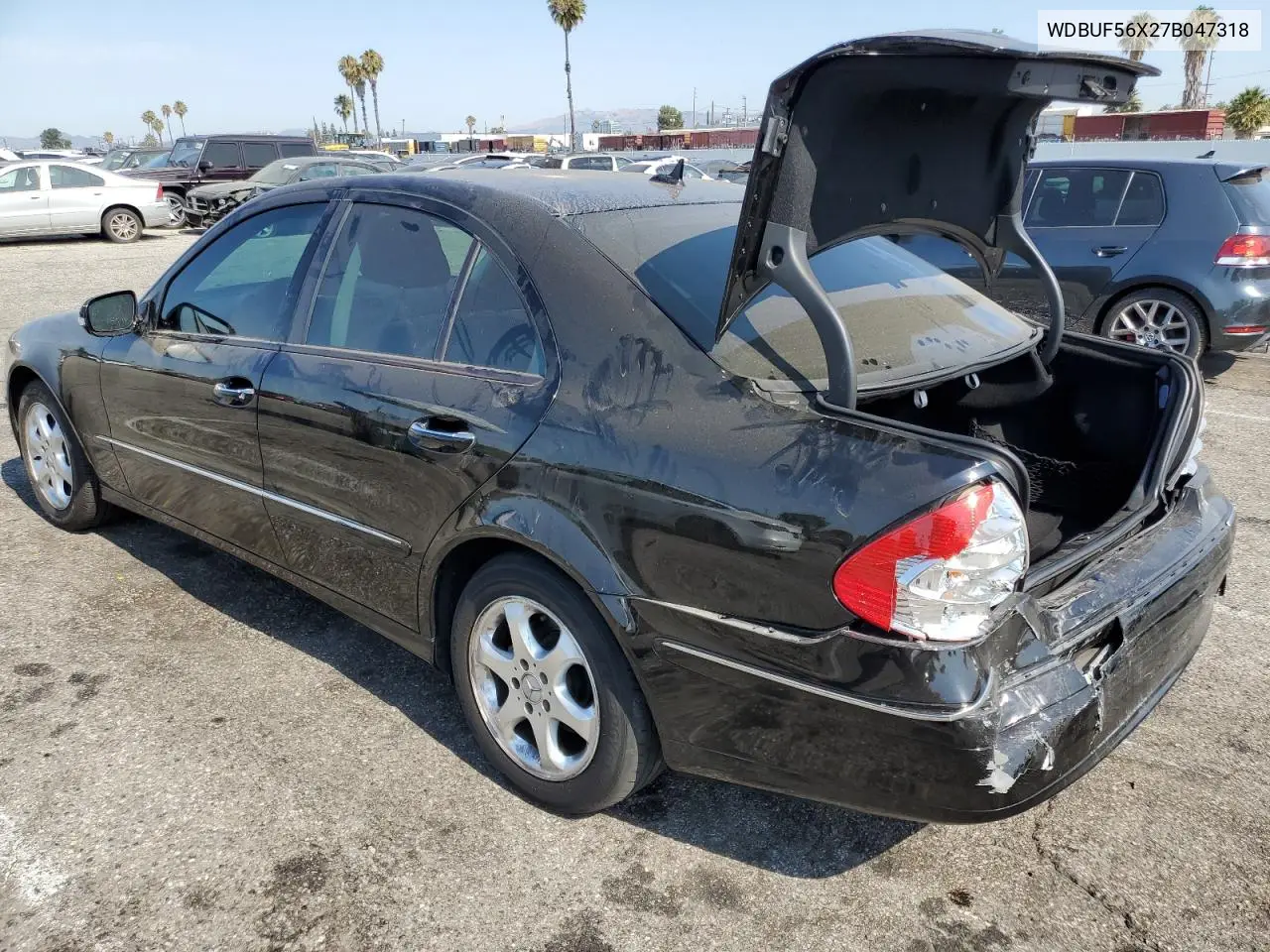 2007 Mercedes-Benz E 350 VIN: WDBUF56X27B047318 Lot: 64260105