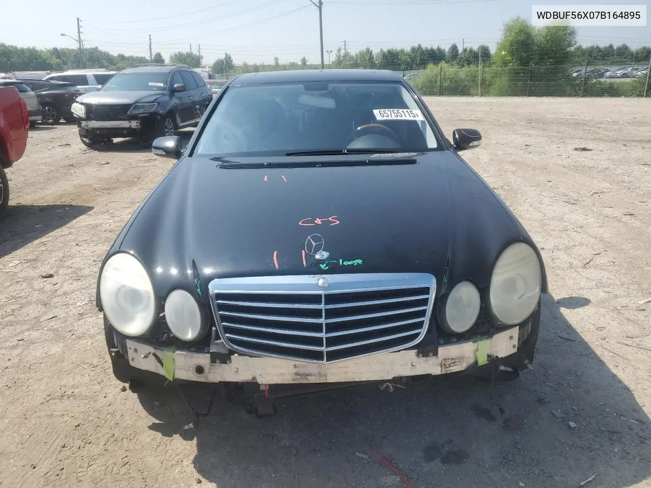 2007 Mercedes-Benz E 350 VIN: WDBUF56X07B164895 Lot: 65755115