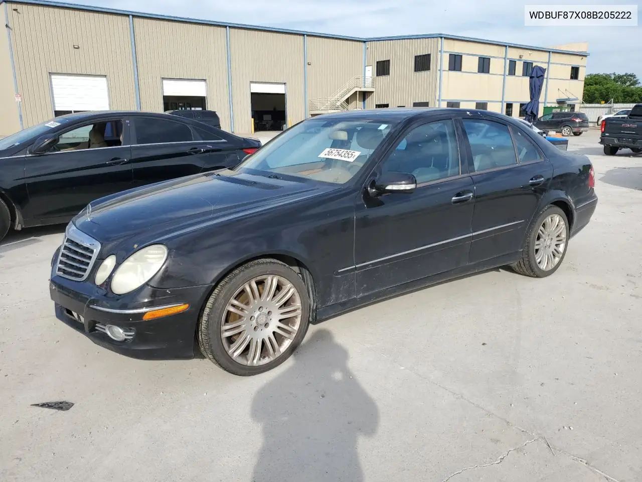 2008 Mercedes-Benz E 350 4Matic VIN: WDBUF87X08B205222 Lot: 56754355