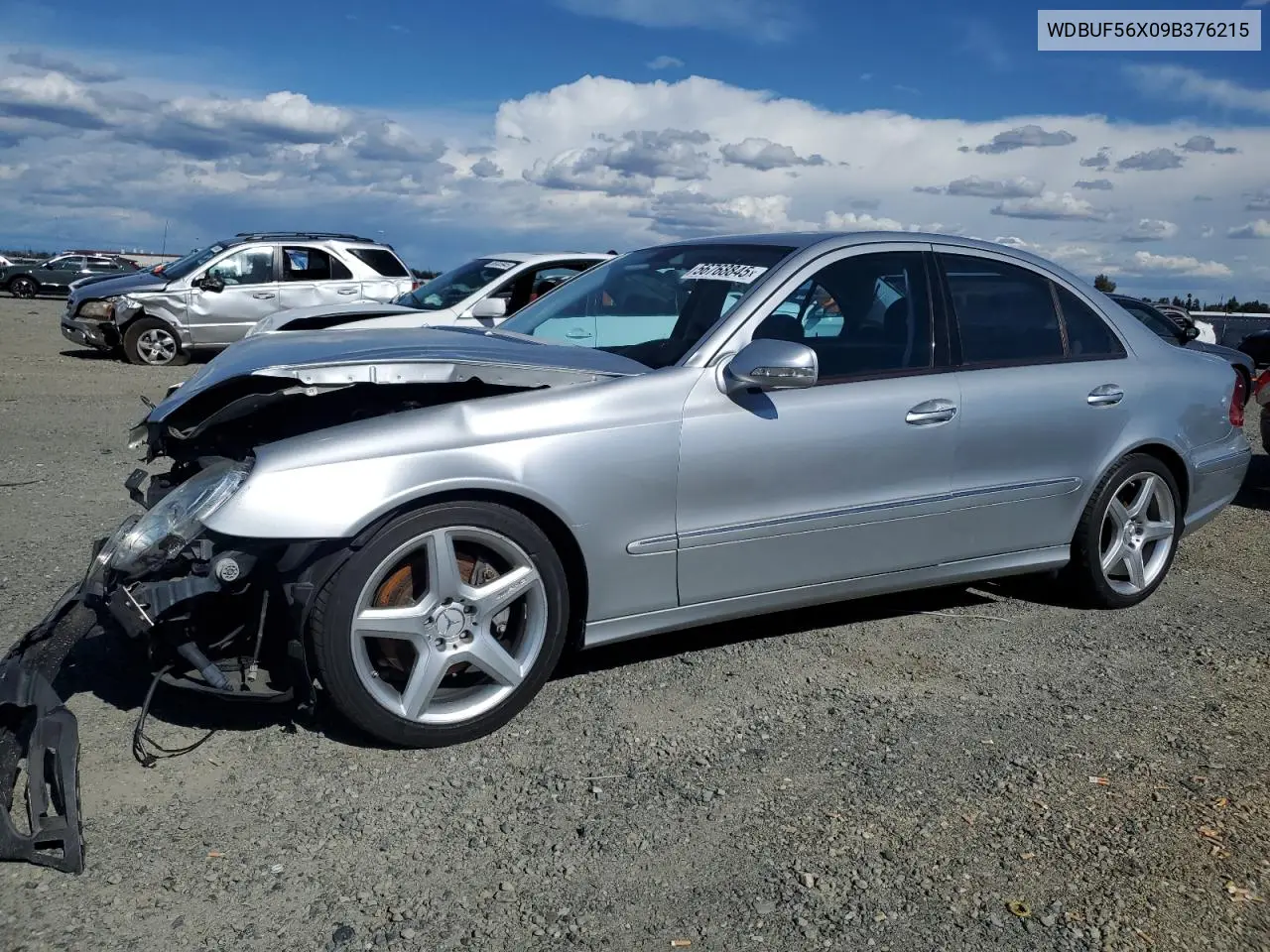 2009 Mercedes-Benz E 350 VIN: WDBUF56X09B376215 Lot: 56768845