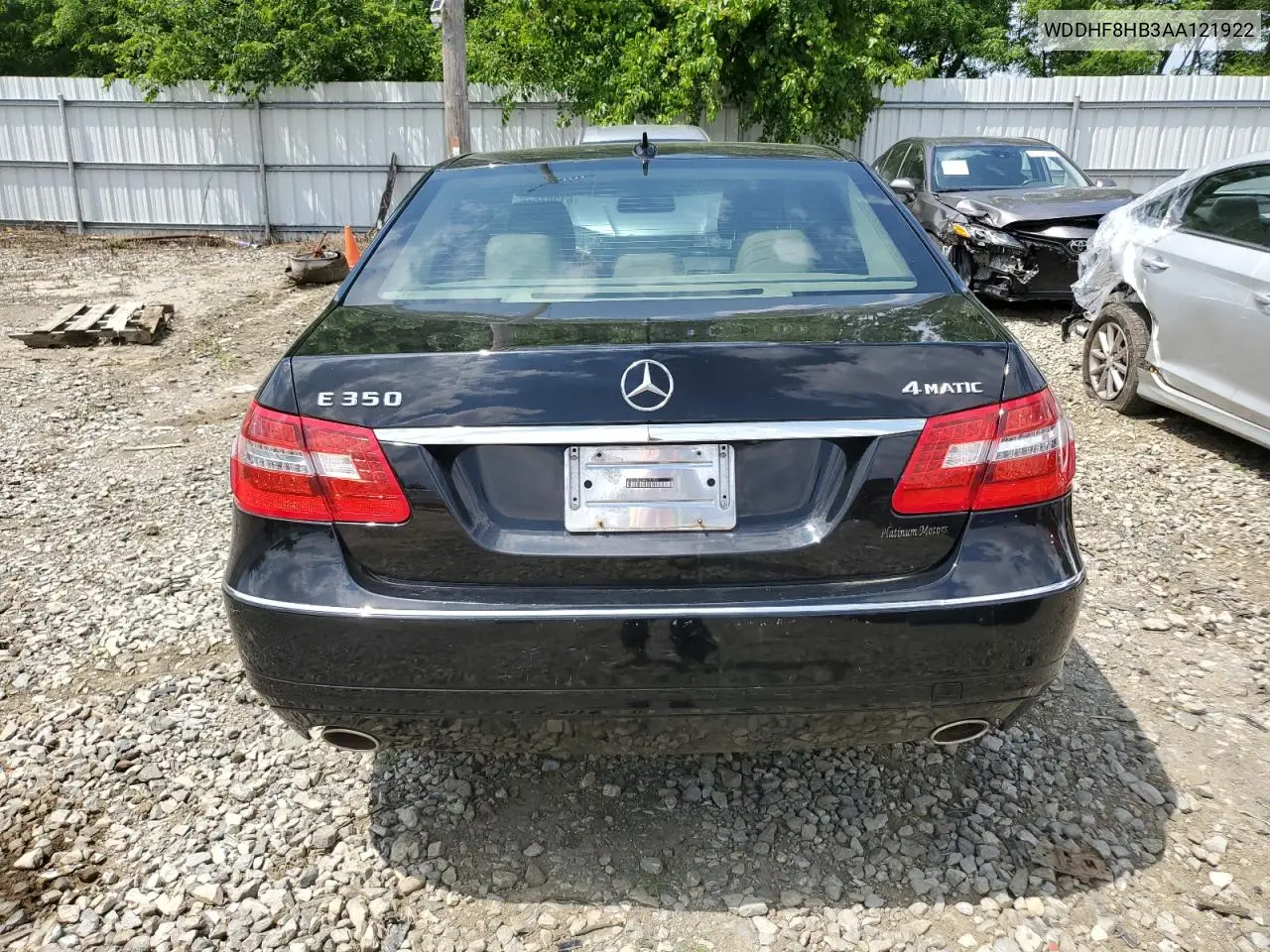 2010 Mercedes-Benz E 350 4Matic VIN: WDDHF8HB3AA121922 Lot: 61291615