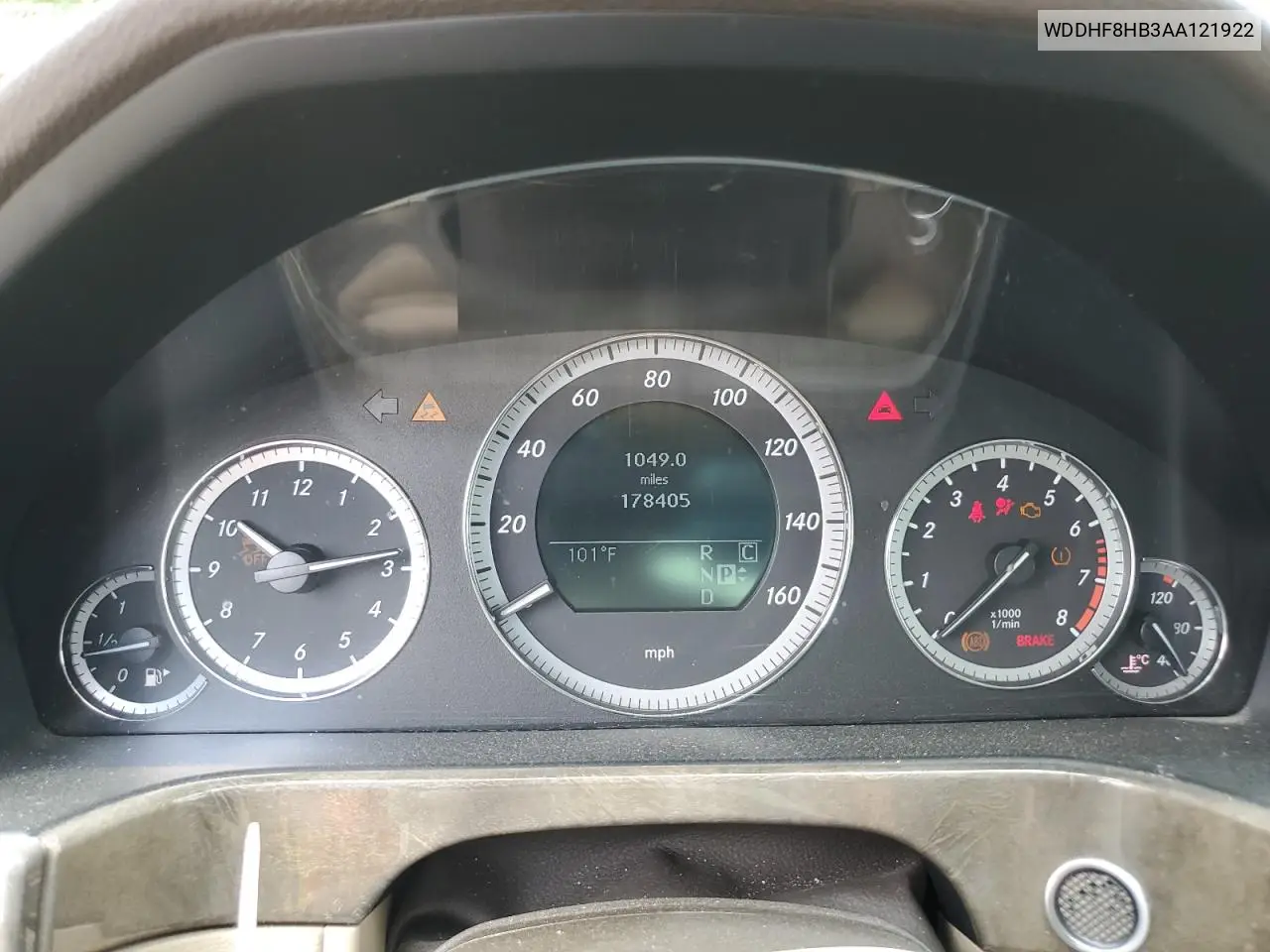 2010 Mercedes-Benz E 350 4Matic VIN: WDDHF8HB3AA121922 Lot: 61291615
