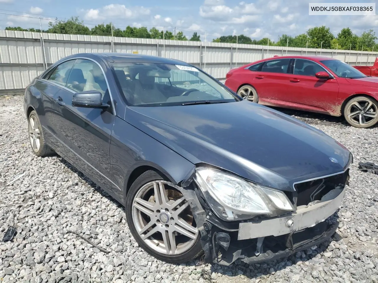 2010 Mercedes-Benz E 350 VIN: WDDKJ5GBXAF038365 Lot: 62494685
